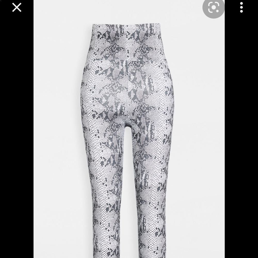 David lerner snake skin leggings xs